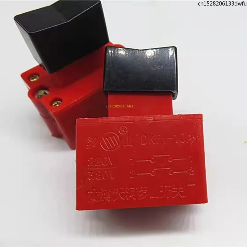 10pcs Cutting Machine Switch DKP1-10A Pistol Drill Switch Self Reset Self-locking Lock FA2-10/2B Contactor