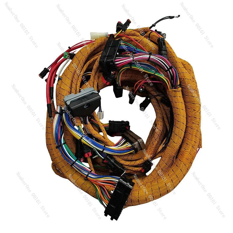 New excavator wiring harness, chassis wiring harness 320D C6.4 Engine external 291-7590 2917590