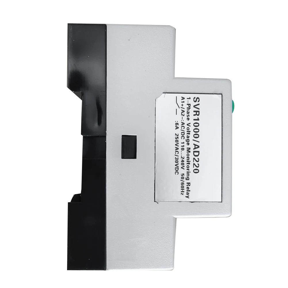 Relay deteksi tegangan panas SVR1000 perlindungan tegangan Relay perlindungan pemantauan fase tunggal Digital, ACDC 24-48v