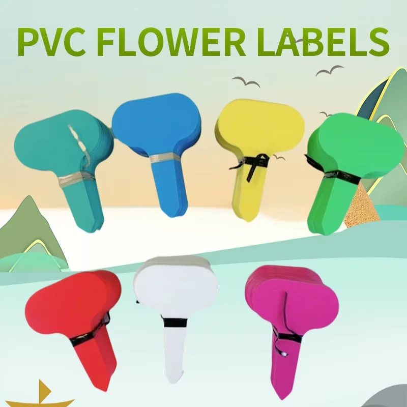 Plastic Plant Seed Labels Pot Marker Nursery Garden Stake Tags Random Color Cute Garden Labels for Easy Plant Identification
