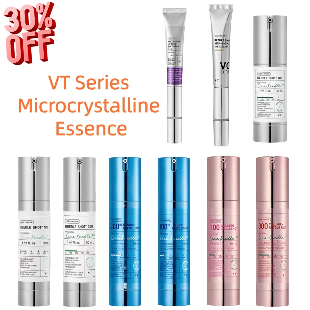 

Микрокристаллическая эссенция серии VT 100/300 Крем для глаз с микроиглами, увлажняющий, осветляющий, сужающий поры и отшелушивающий