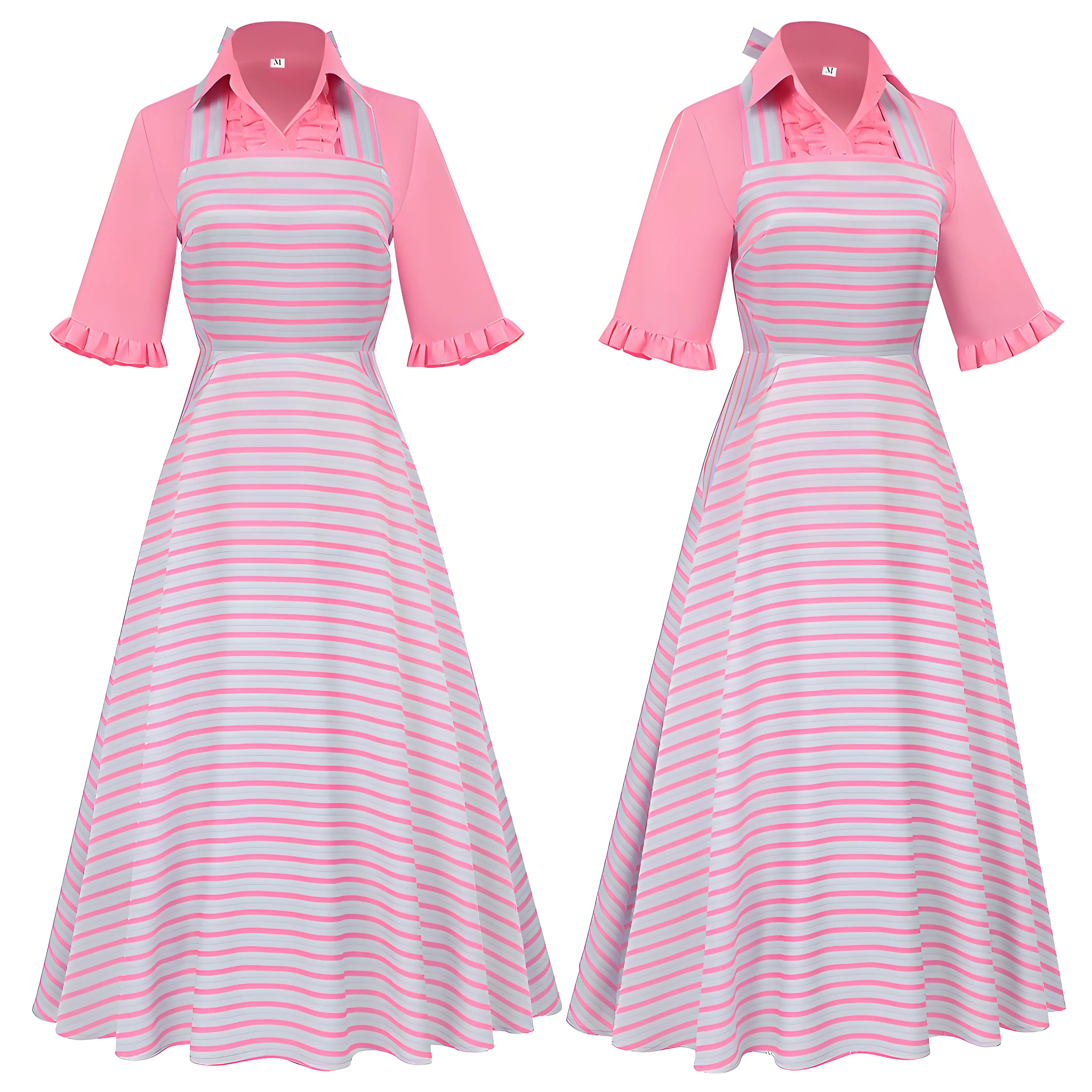 

Magical Wicked Witch Cosplay Costume Adult Women Pink Wicked Glinda Role-playing Dress Short Sleeve Stage Performance Costume