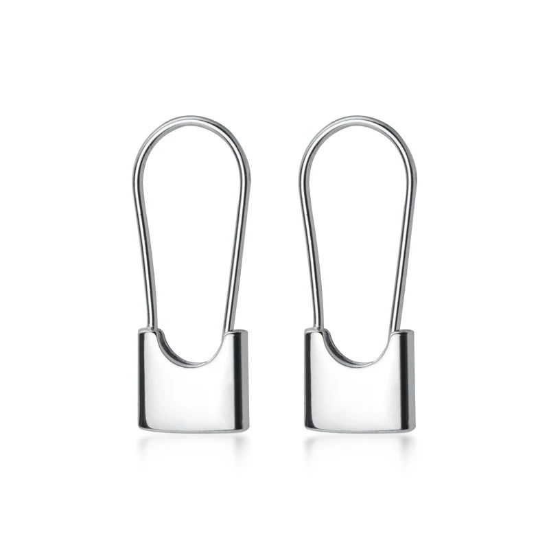 Modian Unique Design Stud Earrings Sterling Silver 925 Fashion HipHop Punk Earings Anti-allergy Earrings for Girl Women Gifts