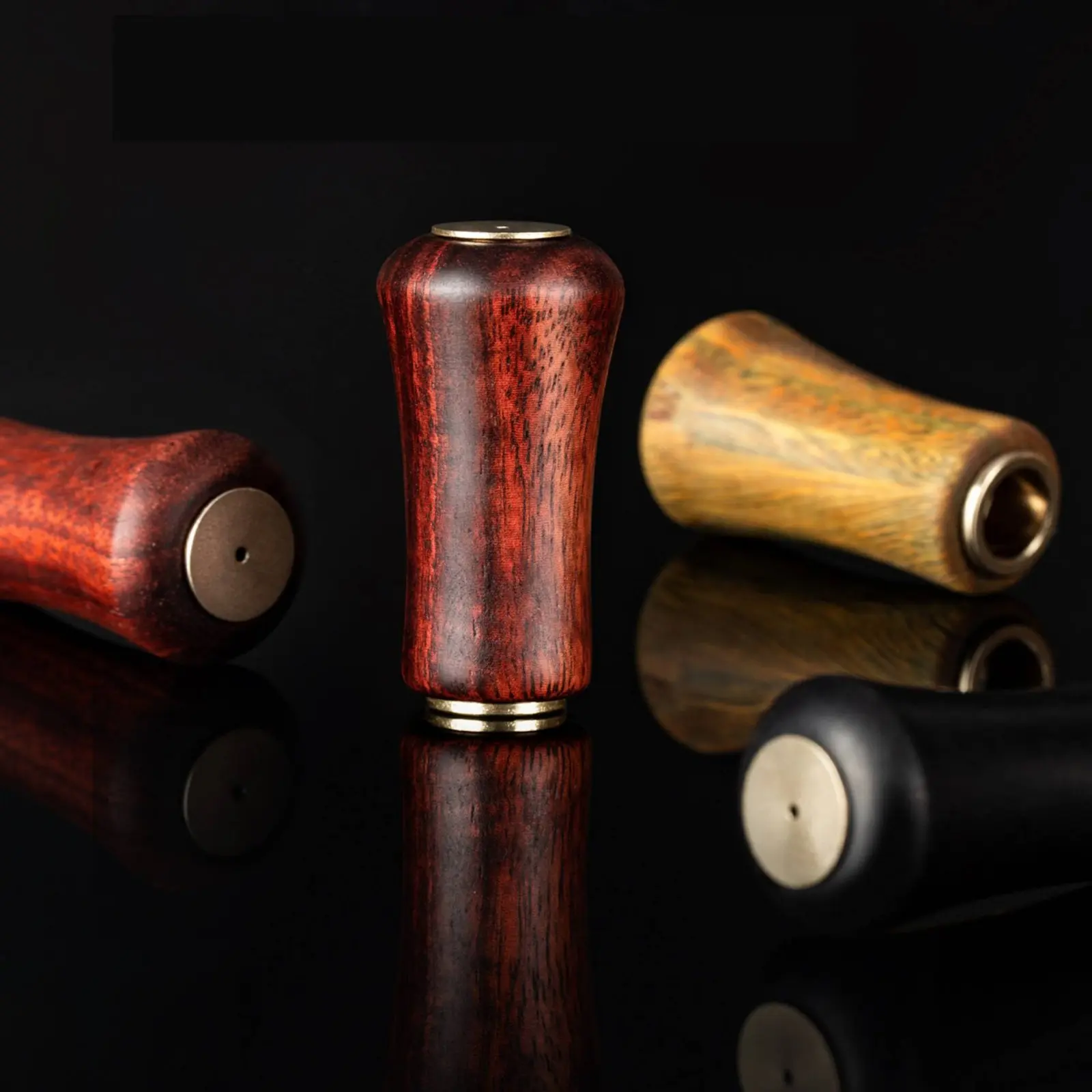 Fishing Reel Knob Sturdy Wood Knobs Handle Light Wood Grip Anti-Slip Bearing Accessory for Anglers WA/Shim/Daiw DIY Rocker