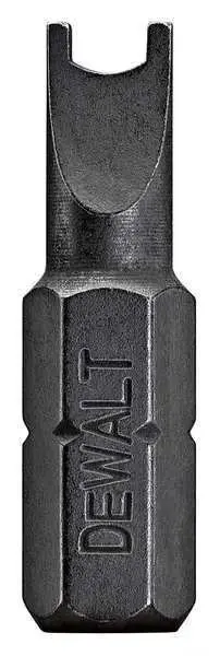 Insert Bit, 1/4In, Spanner, No 6, 1In, PK50