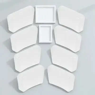 8 قطعة من أطراف الزجاج البلاستيكية المدمجة البديلة المطاطية كماشة قطع الزجاج كماشة الجري تلميح يغطي الأدوات اليدوية