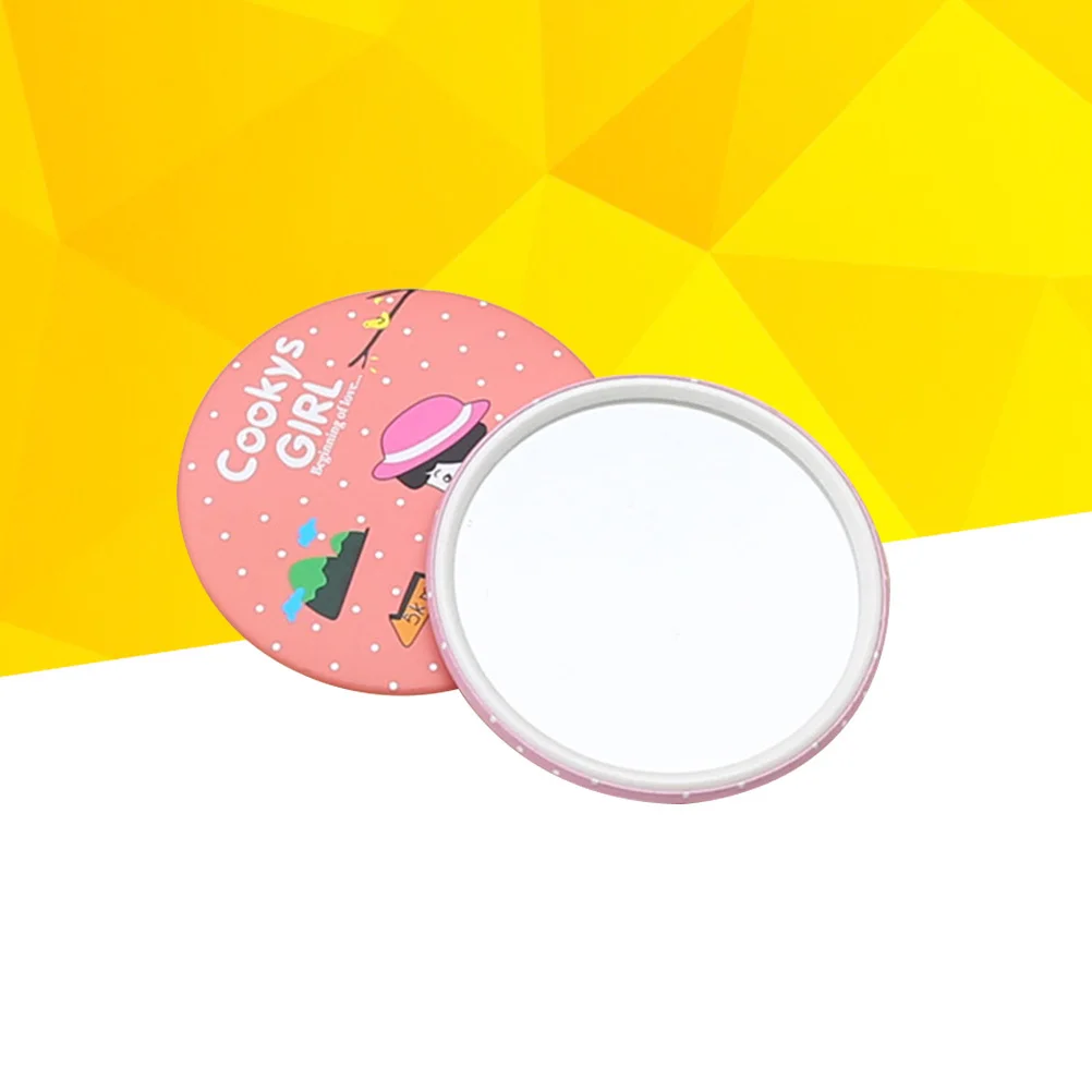 

Mini Round Pocket Compact Makeup Mirror Foldable Lightweight Durable Portable Mirror for Women Gift