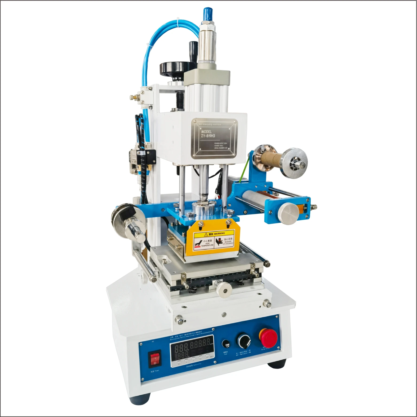 

Semi-Automatic Flatbed Electric Heat Press Machine New Condition Leather & Soap Hot Stamping Foil Flatbed Printer