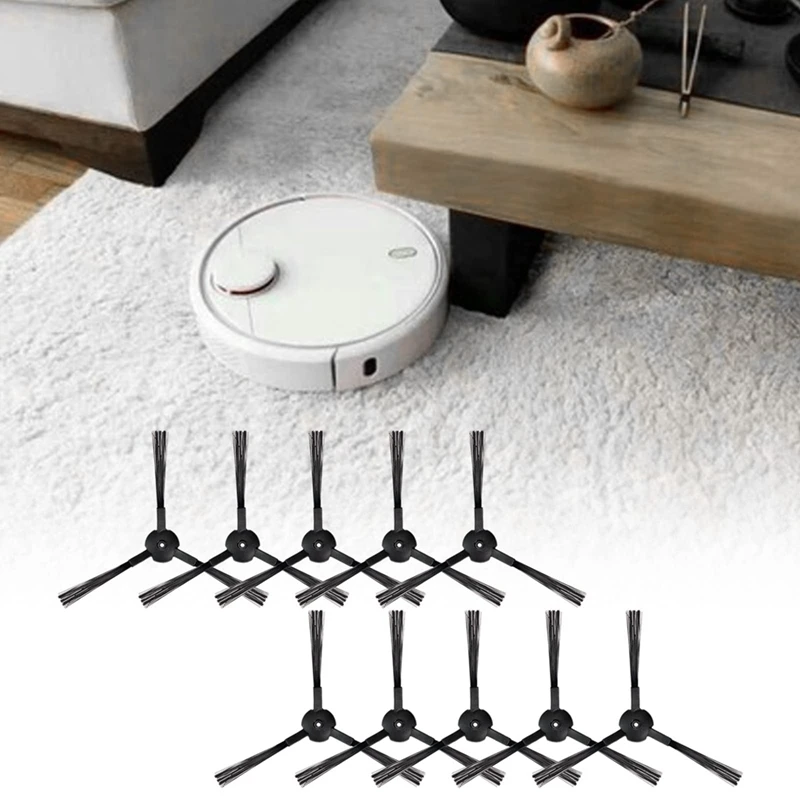 10 قطعة فرشاة جانبية كنس بديلة لـ ILIFE V3 V3S A4 A4S Pro V5 V5S Pro جهاز آلي لتنظيف الأتربة