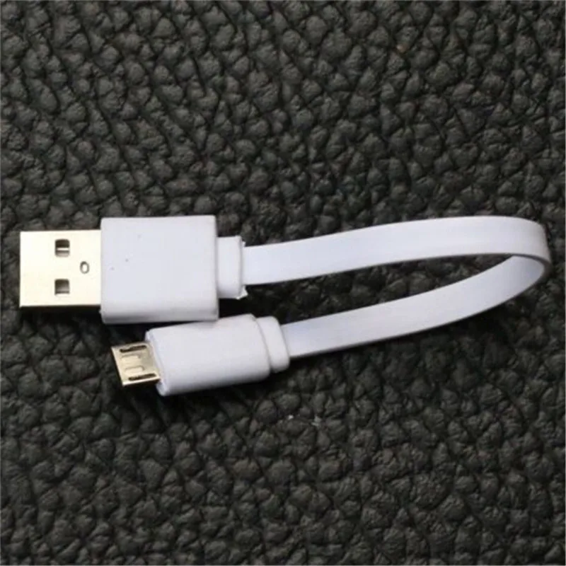 2x 20CM Ultra Short Micro USB Data Charger Cable Cord Portable Power Bank phone