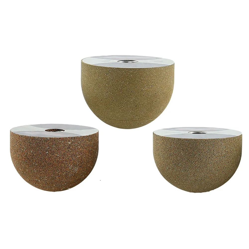 

Brand New Grinding Wheel Internal Arc Emery+Silicon Carbide Parts 3Pcs/Set 50# +100# +200# 50*35mm Accessories