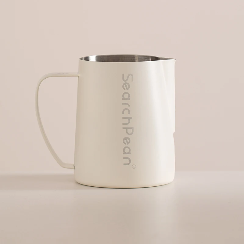 SearchPean 600ML Milk Frothing Pitcher Steaming Stainless Steel Coffee Cappuccino Latte Art Barista Man Woman Gift