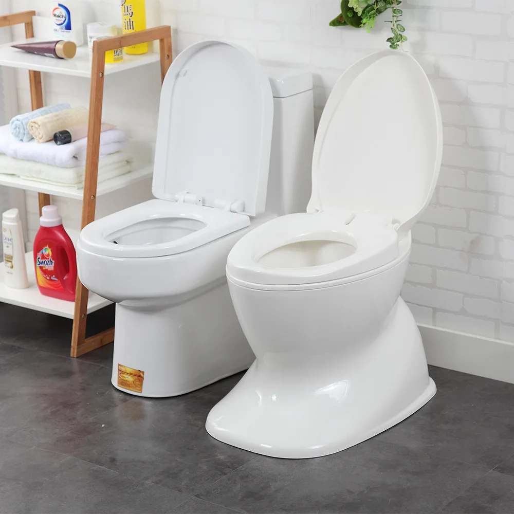 Pregnant Women Toilet, Elderly Portable Commode Chair, Indoor Plastic Potty Seat, Lazy Toilet Stool, Reinforced Thickened Design