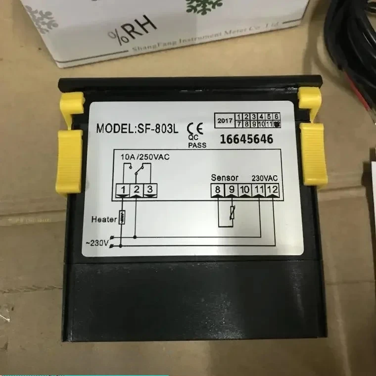 

SF-803 SF-803L Tampilan Цифровой термостат Khusus Pemanasan Kabinet/Taiwan Suhu Контроллер Aksesoris 230 В