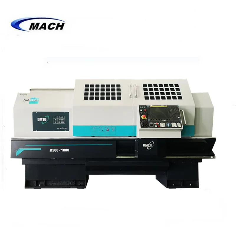 CKE6150Z Dalian DMTG Precision Metal Turning Hine CK6150 Horizontal Flat Bed Lathe Fanuc Torno CNC