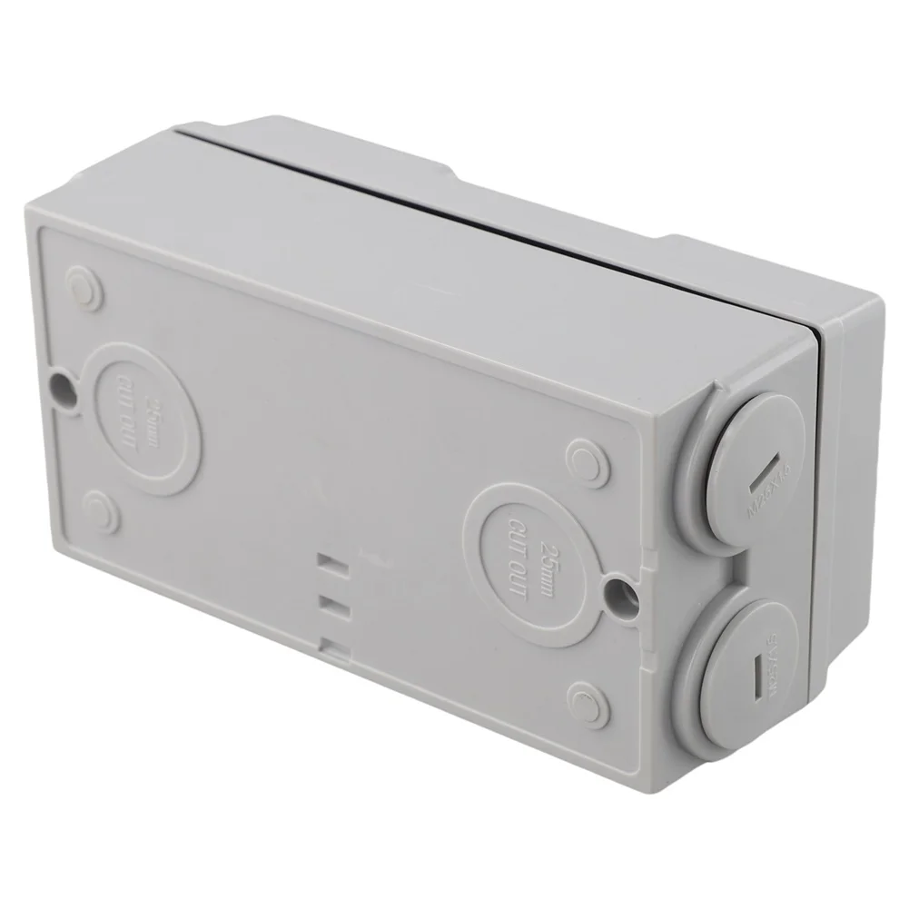 Industrial Grade 3P Disconnect Switch 63A IP56 Sealed Enclosure for 110~440V AC Motor Circuits White ABS Material