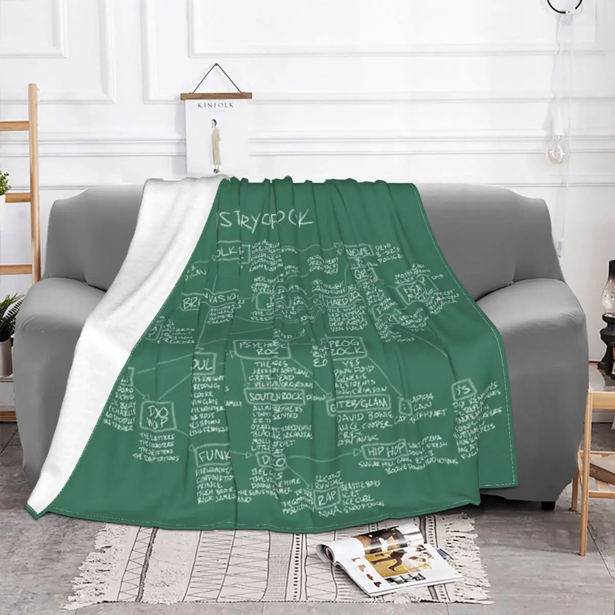 History Of Rock Anime Blankets Winter Blankets Home And Decoration Throw Blanket