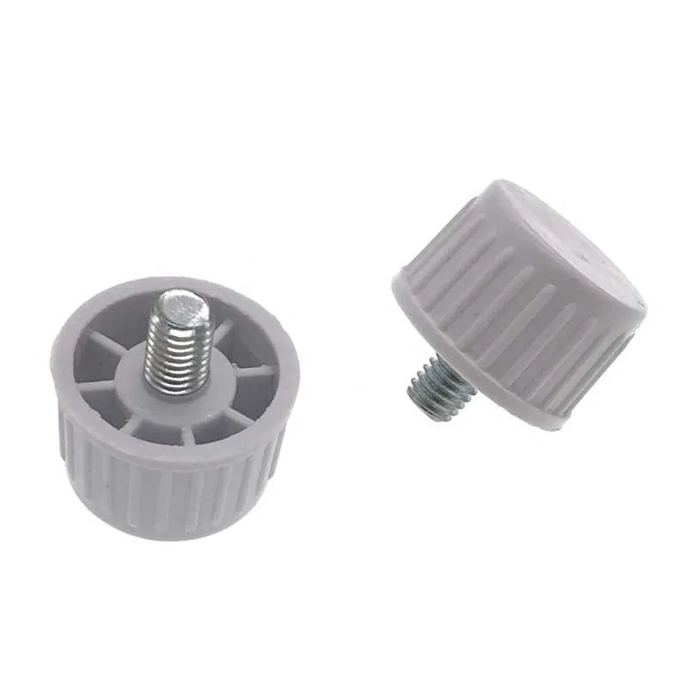 4pcs Adjustable height screws for refrigerator, freezer, and washing machine feet, with anti-moisture foot pads for tables and