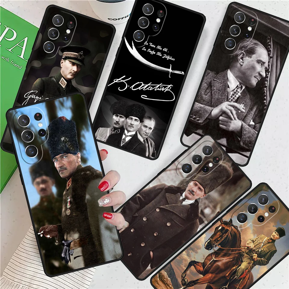 Mustafa Kemal Ataturk для Samsung Galaxy S24 Ultra S21 S22 S8 S9 S10E Note 10 20 Plus FE S23 чехол для телефона Coque