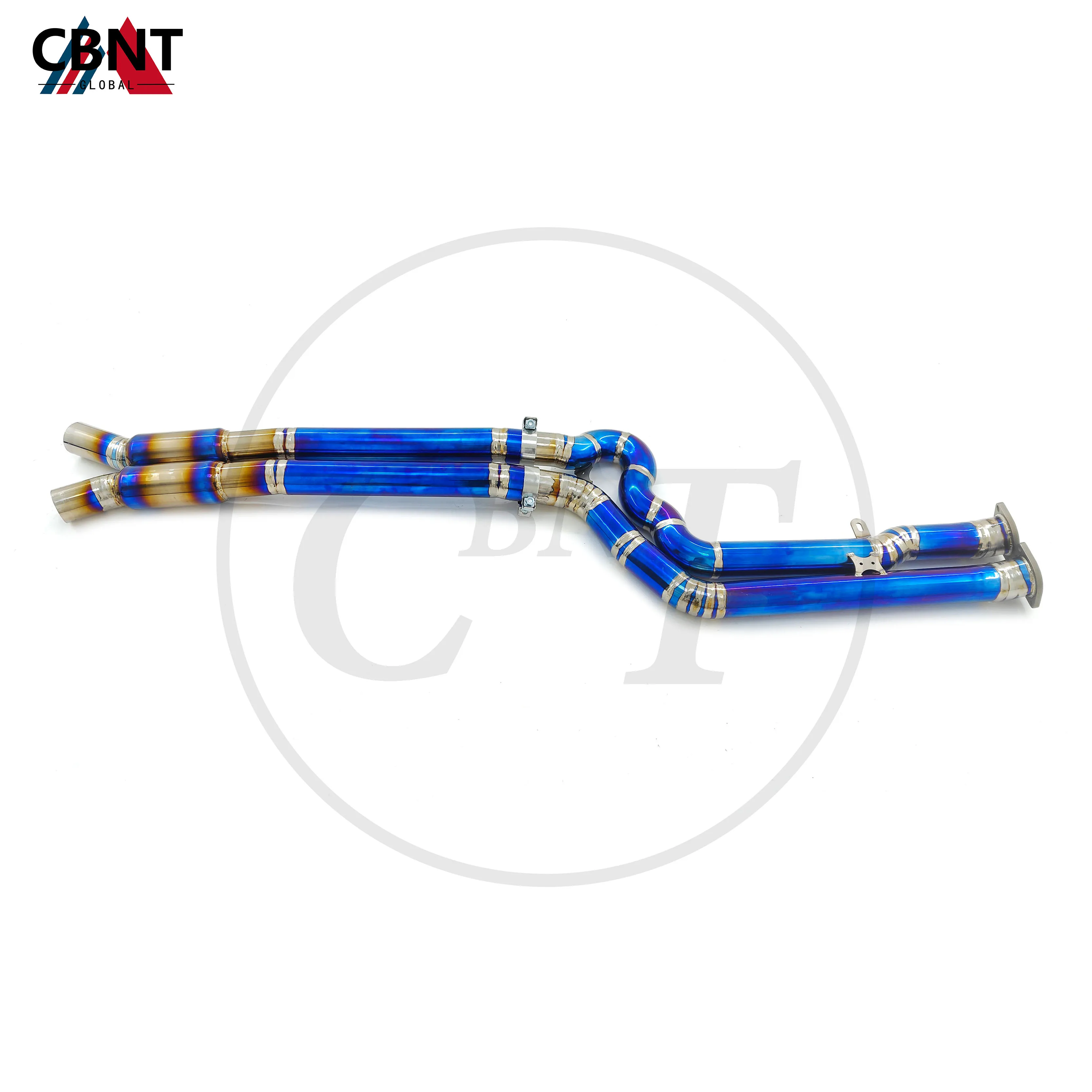 

CBNT for BMW X3M F97 X4M F98 3.0T 2019-2023 Exhaust Middle-Pipe with Resonator 70mm/2.75inches Titanium Alloy Mid Pipe