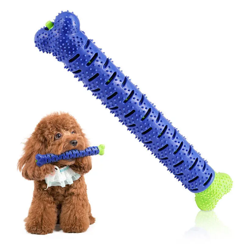 

Dog Toys Toothbrush TPR Chew Bite Teeth Cleaning Pet Molar Brushing Stick Dogs Toothbrush Chewing Bite Toy Durable Chewing