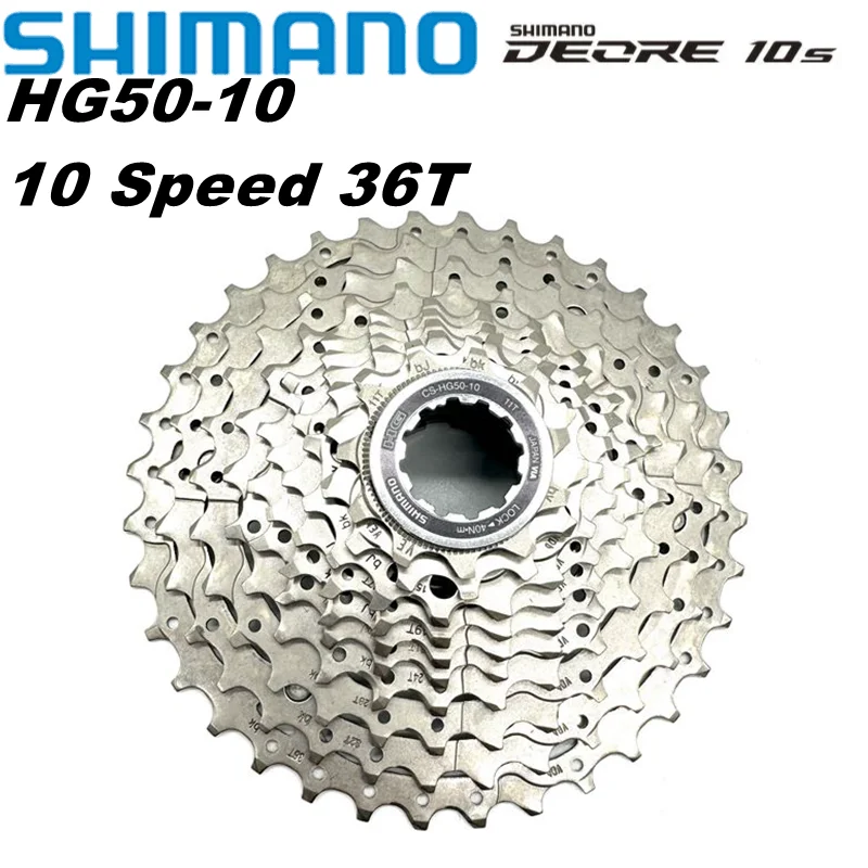 Shimano DEORE CS-HG50-10 Cassette 10 Speed HG50-10 Freeewheel 11-36T MTB Bike Cassette Sprocket CS-HG50-10 10S