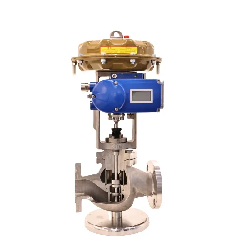 

Modulating Control Valve Air Pneumatic Diaphragm Cast Steel Flange Globe with Positioner