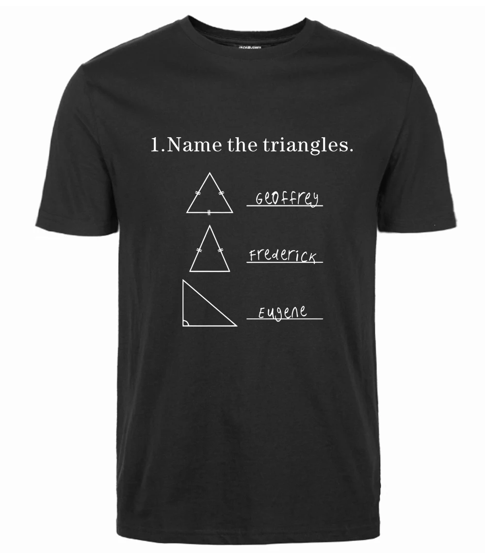 

Mens Name the Triangles Tee Shirts 2020 Summer/Spring Male Short Sleeve O-Neck Men's Casual T-shirt Harajuku Tops Hipster Homme