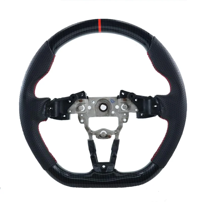 Carbon Fiber Steering Wheel For Mazda MX-5 MX5 USA Version 2015-2024 Perforated Leather Racing Steering Wheel