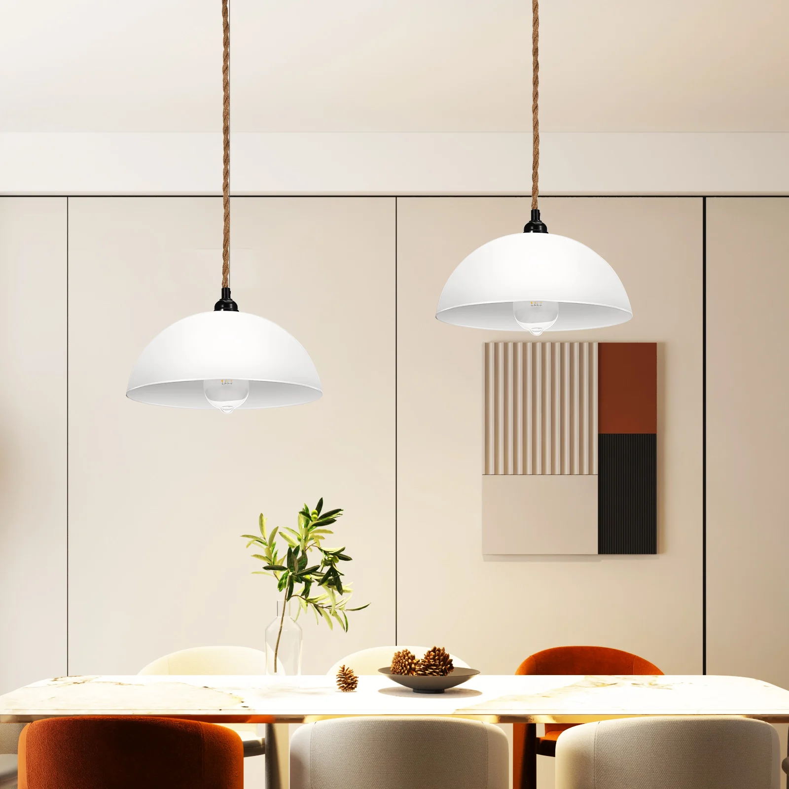 2pcs Plastic Lamshade Home Lamp Shade Ceiling Lamp Cover Replacement Lamp Shades Modern Lampshade 42mm Hole
