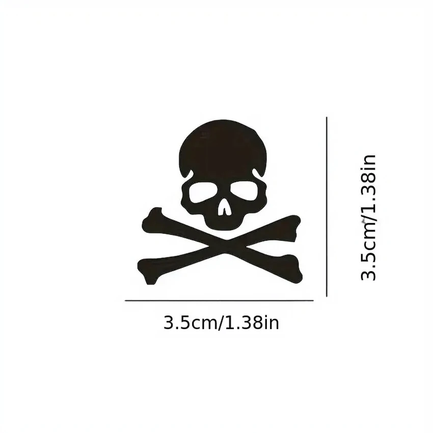 Car Mirror Personalization Sticker Bike Motorcycle Fixed Gear Skeleton Sticker Skull Mountain Bicycle Decal Accessories