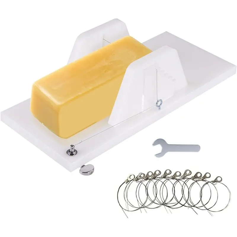 

AAAF Handmade For Soap Making Tools- Adjustable Acrylic For Soap Cutter, Loaf Slicer& Candles Trimming Loaf Cutting Tool