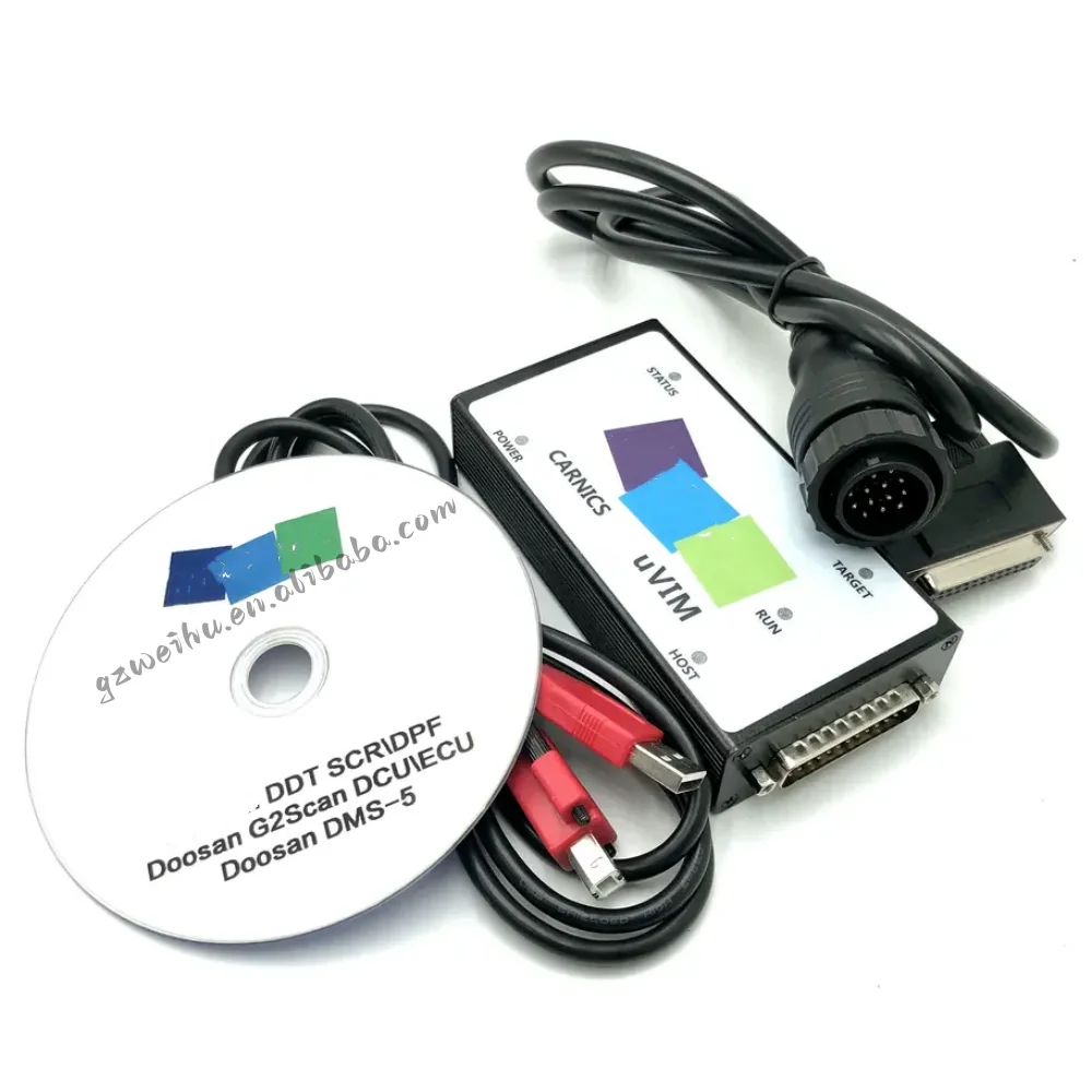 أداة تشخيص حفارة دوسان DDT SCR DPF G2 مسح DCU ECU DMS-5 الأجهزة + إصدار البرمجيات 1.6.3