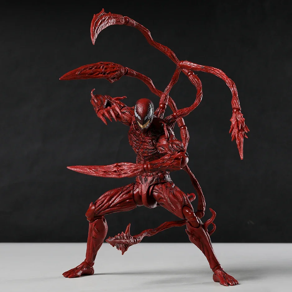 SHF Carnage - (Venom: Let There Be Carnage) 1:12 Action Figure Joint Movable Model Brinquedos Toy