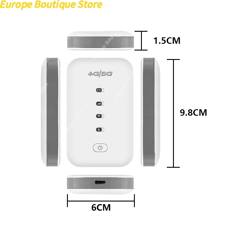 Nowy przenośny hotspot WiFi 4G LTE, bezprzewodowy mobilny WiFi 4G, oprogramowanie ProSuper, SUPER STANDBY, wbudowany akumulator 3000mAh, stabilna transmisja 300 Mbps