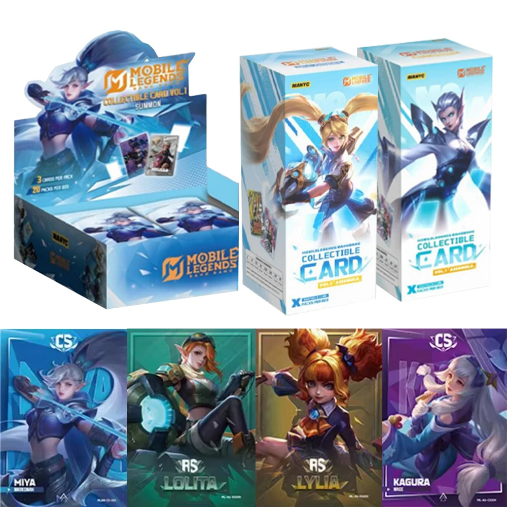 Cartes de collection authentiques Mobile Legends MLBB The Final Battle Hand of Destiny Series Classic Collection Legendary Edition