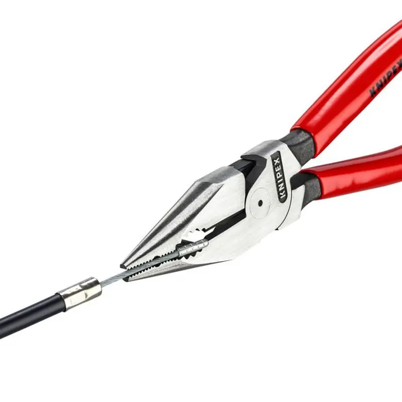 Imagem -05 - Knipex-alicador Combinado Agulha-nariz Ferramentas Manuais Juntas de Alta Alavancagem Pontas Estáveis 08 21 185 7.2