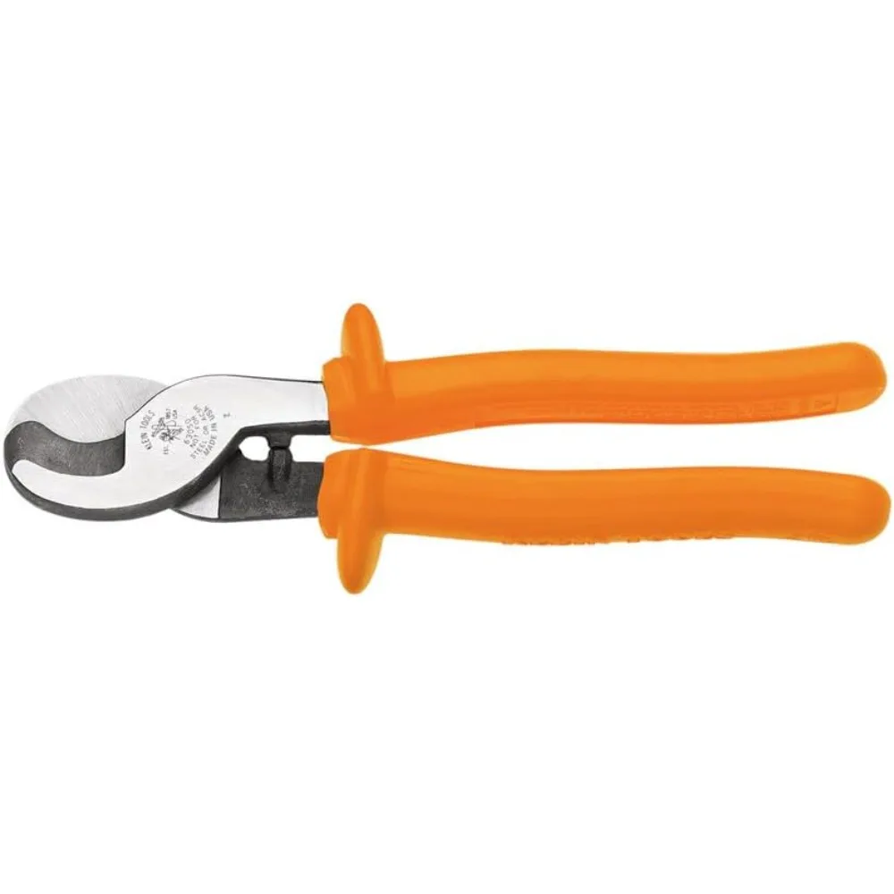 Klein Tools 63050-INS: قاطع كابلات معزول أمريكيًا لقص الألومنيوم والنحاس بيد واحدة