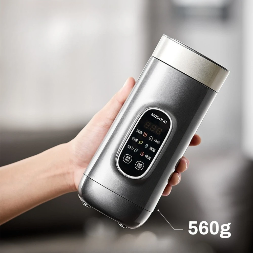 Pure Titanium Electric Heating Cup 400W Fast Boiling 24H Insulated Travel Water Boiler Hidden Power Port for Office 전기포트
