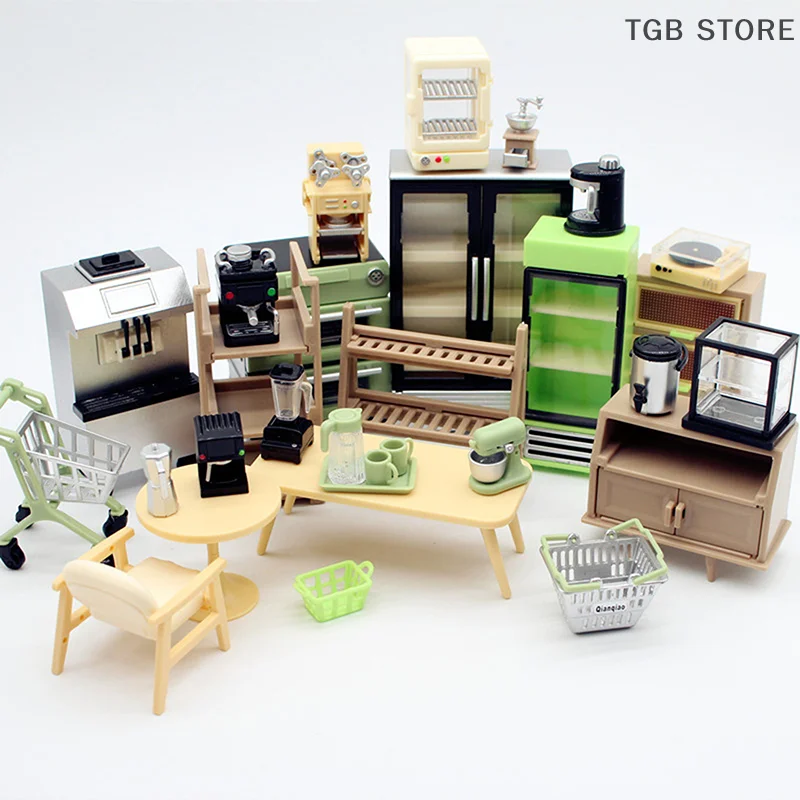 

Miniature Juicer For Dollhouse Kitchen Grid Space 1:12 Scale Scene Model Decor Toy Accessory