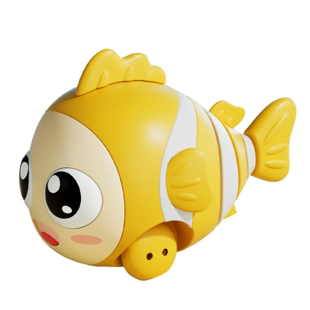 Electric Baby Crawling Guide Toys Fish Shaped Early Education Sounding Walking Baby Toy Puzzle Toys Music