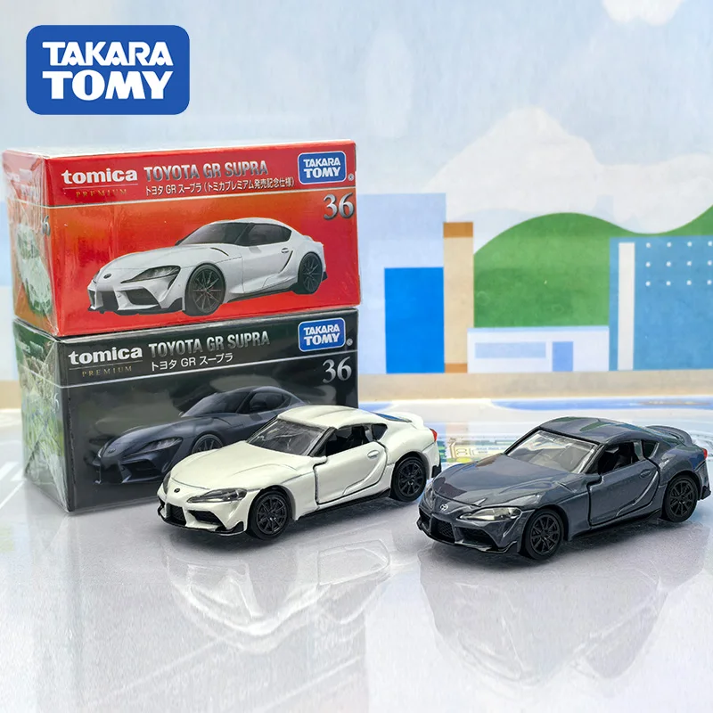 

TOMY Toyota GR Supra GR 36 # Легкосплавный автомобиль, литье под давлением и игрушечный транспорт, модель автомобиля, миниатюрная масштабная модель автомобиля для детей