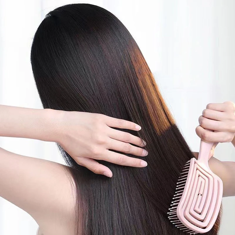 

Расческа с высокой черепной подушкой, массажная расческа, портативная расческа для укладки сухожилий с большим изгибом, расческа с подушкой безопасности, расческа от комаров