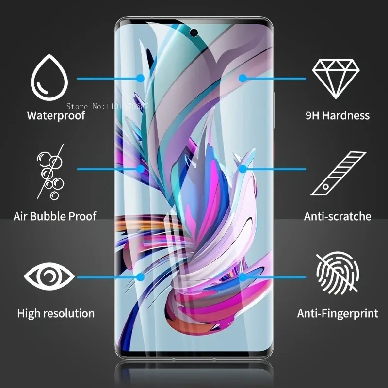 2-Pack Privacy Screen Protector for iPhone 15 14 13 12 11 Pro Max Hydrogel Film Glossy Plastic Anti-Spy Protection Self-Healing view 5