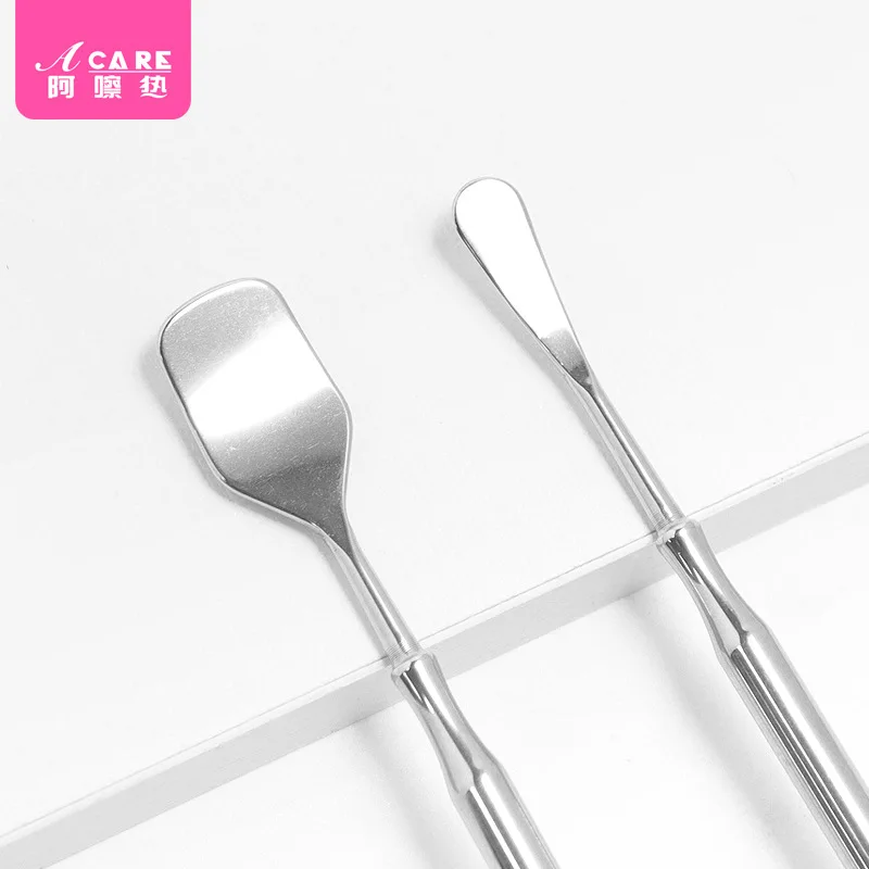 Pelle à points noirs A1-Portable pelle de nettoyage du visage grattoir à l'acné grattoir à nez outil manuel de compression d'acné