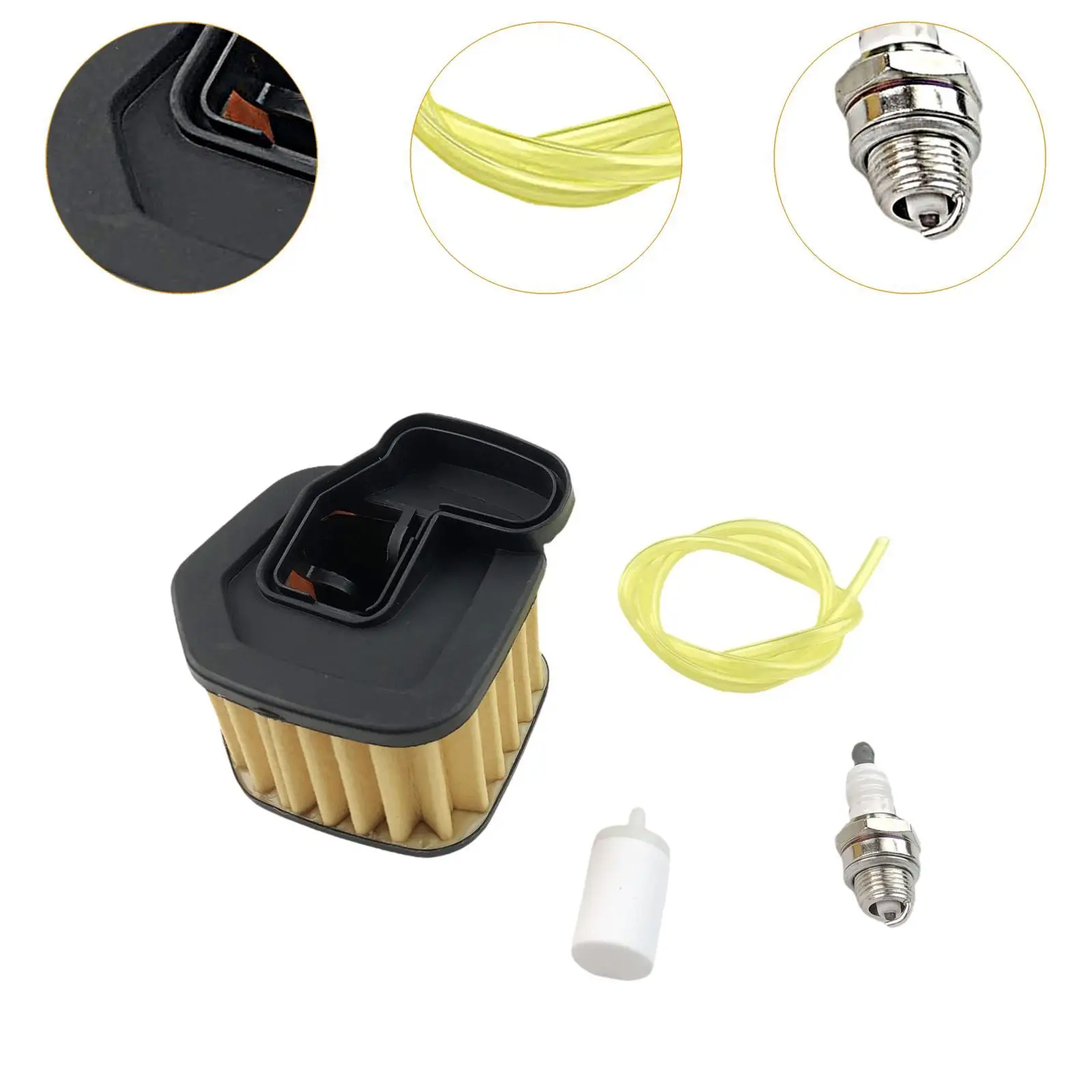 Air Filter Cleaner Fuels Filter Hose Tune up Kit for Husqvarna Easy Install