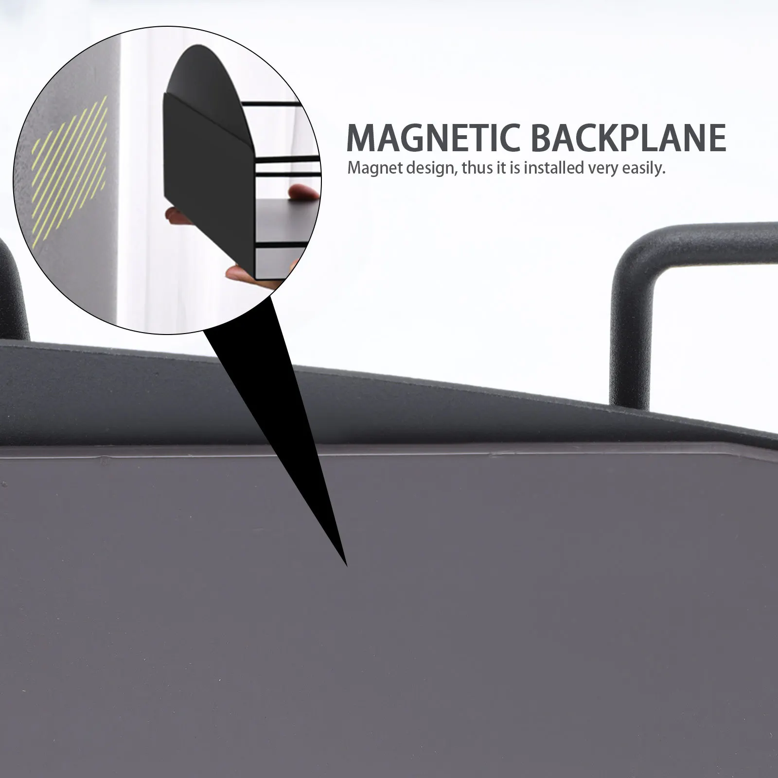 

1Pcs Magnetic Cup Holder Wall Mounted Stainless Steel Mug Rack Easy Install Kitchen Storage Organizer Mug Hooks