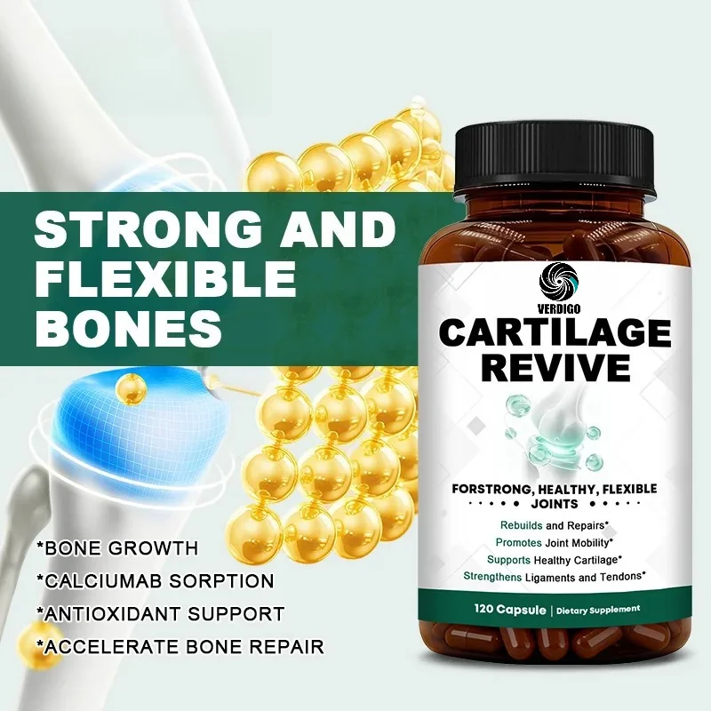 Cartilage Supplement-with Type II Collagen,Glucosamine,MSM,Vitamin D3-Supports Joint Comfort,Cartilage,Strength and Flexibility