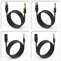 10FT 1/4 Inch TRS to XLR Male Balanced Signal Interconnect Cable 6.35mm TS to XLR Female Cable 0.5m 1m 1.5m 3m 5m 10m 15m 20m