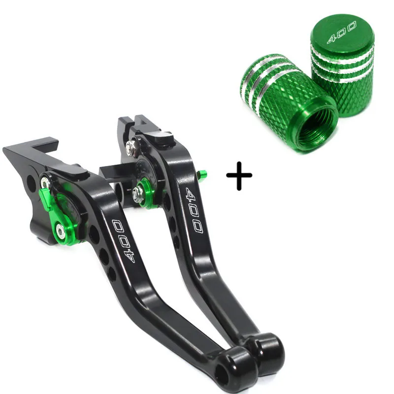 

Tire Valve caps Cover & Motorcycles short Brake Clutch Lever For\ NINJA 400 2018-2020 Z400 2018 2019 2020 2021 2022 Z400
